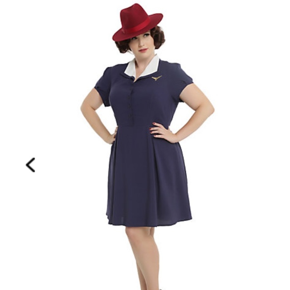 HER UNIVERSE WOMEN OF MARVEL AGENT CARTER DRESS